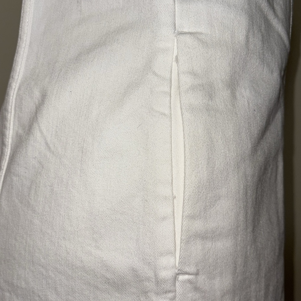BANANA REPUBLIC White Sleeveless Denim Button Up Dress Size Small NWT - Picture 11 of 17